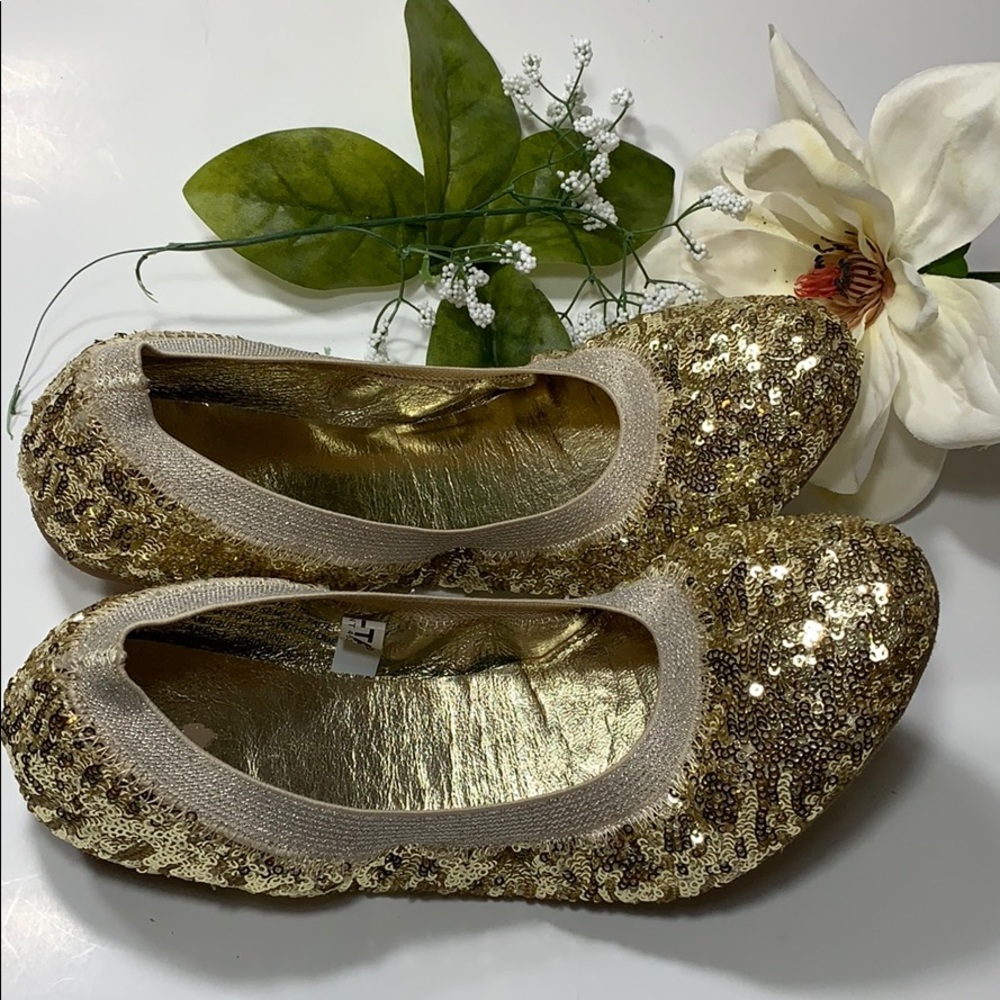 MOSSSINO flat shoes with sequins
